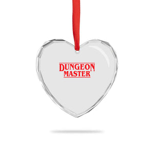 Funny Dungeon Master Heart Crystal Glass Ornament RPG Gamer D20 Tabletop Gaming TS11 Print Your Wear