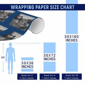 Funny Easter Jesus Wrapping Paper Roll Christian Jesus Bunny Selfie Religious TS14 Print Your Wear