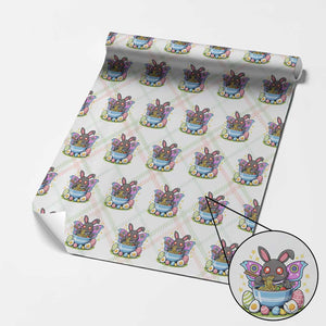 Funny Easter Mothman Eating Ramen Wrapping Paper Roll Cryptid Lover Gift TS12 Christmas Plaid Print Your Wear