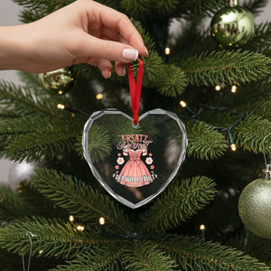 Funny Ersatz Backup Dirndl Oktoberfest Heart Crystal Glass Ornament Der Wille Zahlt Bavarian Festival Costume Humor TS02 Print Your Wear