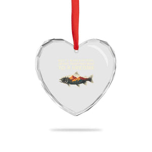 Funny Fishing Meme Heart Crystal Glass Ornament Vintage Buy A Man Eat Fish Inappropriate TS10 Print Your Wear