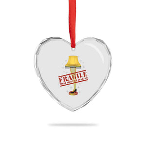 Funny Fragile That Must Be Italian Xmas Movie Heart Crystal Glass Ornament TS11 Print Your Wear