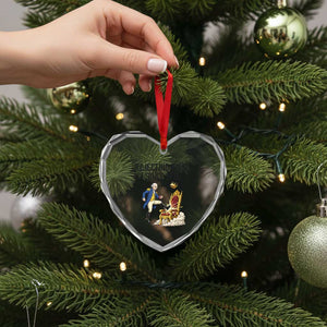 Funny George Washington Protest Heart Crystal Glass Ornament Rejecting Kings Since 1776 TS12 Print Your Wear
