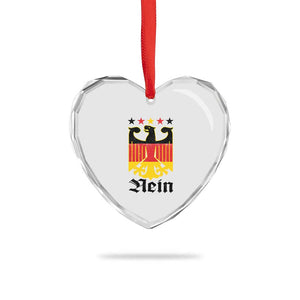 Funny German Eagle Heart Crystal Glass Ornament Vintage Nein No Germany Souvenir Oktoberfest TS11 Print Your Wear