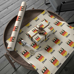 Funny German Eagle Wrapping Paper Roll Vintage Nein No Germany Souvenir Oktoberfest TS11 Beige Print Your Wear