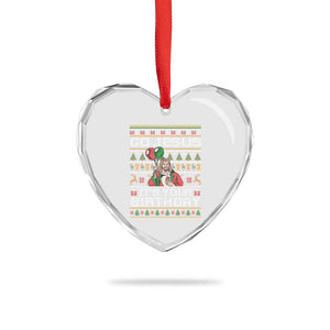 Funny Go Jesus Its Your Birthday Heart Crystal Glass Ornament Christmas Christian Religious God TS11 Print Your Wear