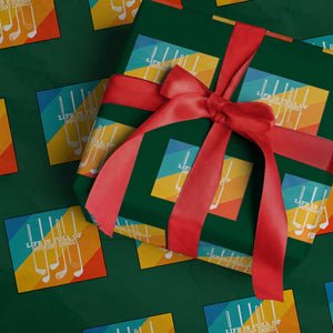 Funny Golf Clubs Wrapping Paper Roll Life Is Full Of Important Choices TS12 Green Print Your Wear