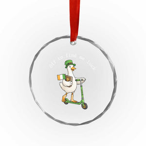 Funny Goose Christian St Patricks Day Crystal Glass Ornament Off To Find Me Lucky TS14 Print Your Wear