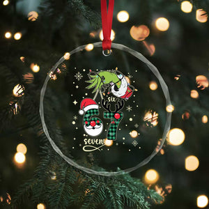 Funny Green Hand Six Seven Meme Crystal Glass Ornament Gen Z Alpha Xmas Gift TS12 Print Your Wear