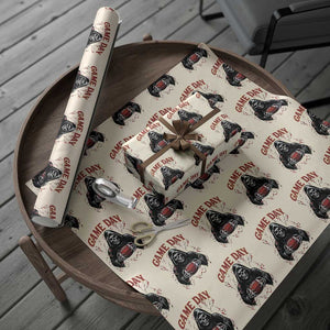 Funny Grim Reaper Dark Football Wrapping Paper Roll Game Day Fan Lifestyle TS12 Beige Print Your Wear