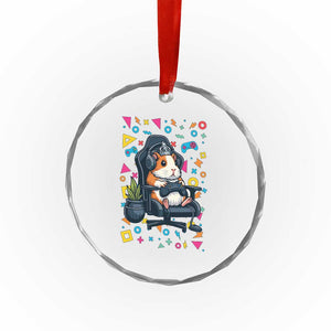 Funny Guinea Pigs And Gaming Lover Gift For Kid Crystal Glass Ornament TS12 Print Your Wear