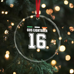 Funny Gus Lightbeer 16 Crystal Glass Ornament Ireland Irish Name St. Patricks Day Drinking Pub TS02 Print Your Wear