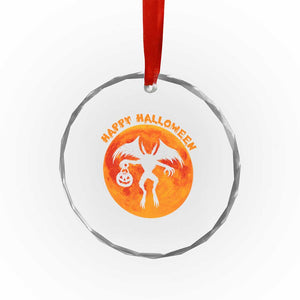 Funny Halloween Mothman Cryptid Creatures Crystal Glass Ornament TS11 Print Your Wear