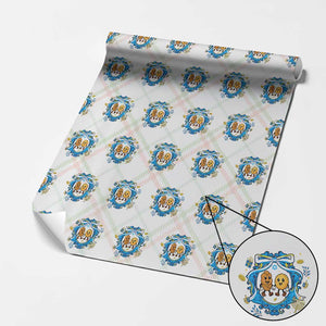 Funny Hanukkah Wrapping Paper Roll Challah And Latke Cute Food Lover Gift TS12 Christmas Plaid Print Your Wear