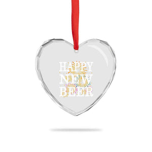 Funny Happy New Beer New Year Heart Crystal Glass Ornament NYE Party Beer Lover Firework TS11 Print Your Wear