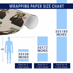 Funny Harriet Tubman Says Resist Wrapping Paper Roll Female Empowerment History Gift TS12 Print Your Wear