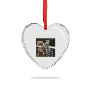 Funny Heart Says Pit Knees Say Balcony Heart Crystal Glass Ornament Old Skeleton TS11 Print Your Wear