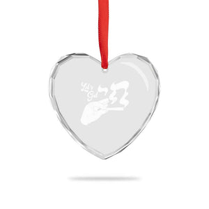 Funny Hebrew Heart Crystal Glass Ornament Let's Get Chai Jewish Vintage Cigarette TS11 Print Your Wear