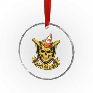 Funny Hoist The Cone Skull Crystal Glass Ornament IYKYK Meme Gritty Victory Celebration Sports Fan TS02 Print Your Wear