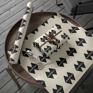 Funny I Am Difficult Double Black Diamond Ski Snowboard Wrapping Paper Roll TS11 Beige Print Your Wear