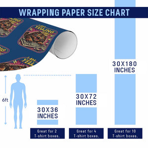 Funny I Am Yelling Carl Wrapping Paper Roll Screaming Donut Cat Meme
