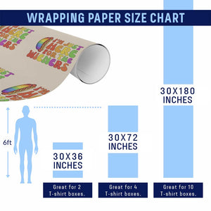 Funny Im Just Here For The Wieners Wrapping Paper Roll LGBTQ Pride Party Gift