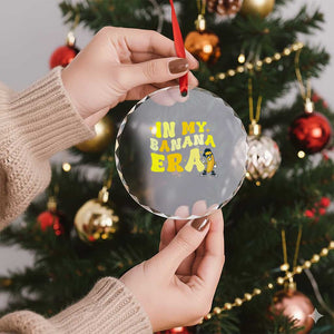 Funny In My Banana Era Graphic Crystal Glass Ornament Retro Fruit Lover TS12 Print Your Wear