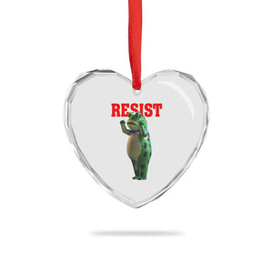 Funny Inflatable Portland Frog Resist Heart Crystal Glass Ornament Freedom Protest TS02 Print Your Wear