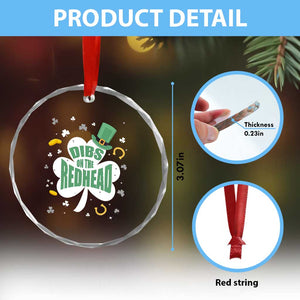 Funny Irish St Patricks Day Crystal Glass Ornament Prone To Shenanigans TS02 Print Your Wear