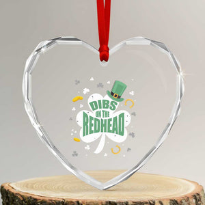 Funny Irish St Patricks Day Heart Crystal Glass Ornament Prone To Shenanigans TS02 Transparent Glass 3'' Heart Print Your Wear
