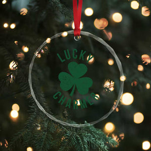 Funny Irish St Patricks Day Shamrock Crystal Glass Ornament Lucky Charmer TS10 Print Your Wear