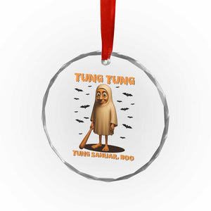 Funny Italian Brainrot Halloween Crystal Glass Ornament Tung Tung Tung Sahur Meme TS14 Print Your Wear