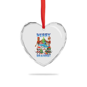 Funny Italian Brainrot Meme Christmas Heart Crystal Glass Ornament Merry Brainrot Xmas Gen Alpha TS11 Print Your Wear