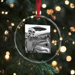 Funny Italian Brainrot Meme Crystal Glass Ornament Funny Tung Tung Tung Sahur Tralalero Tralala Selfie TS10 Print Your Wear
