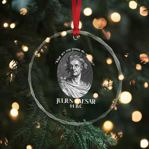 Funny Julius Caesar Crystal Glass Ornament What Are You Gonna Do Stab Me Roman History TS11 Print Your Wear