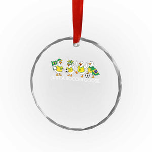 Funny Just A Soccer Goose Crystal Glass Ornament Brazil Football Fan TS12 Print Your Wear