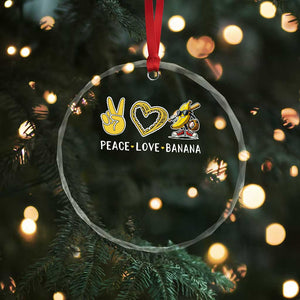 Funny Love Bananas Crystal Glass Ornament Cute Banana Gifts TS10 Print Your Wear