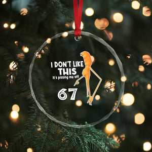Funny Marcus The Worm 67 Meme Crystal Glass Ornament I Dont Like This Its Pissing Me Off TS11 Print Your Wear