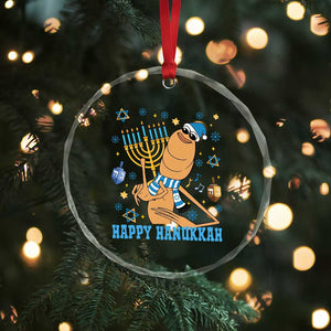 Funny Marcus The Worm Hanukkah Meme Crystal Glass Ornament TS14 Print Your Wear