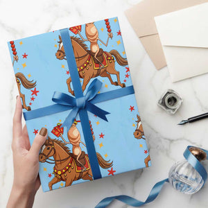 Funny Marcus The Worm Lunar New Year Wrapping Paper Roll Viral Meme TS12 Light Blue Print Your Wear