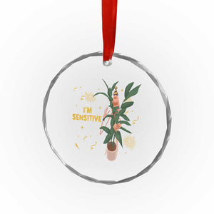 Funny Marcus The Worm New Year Crystal Glass Ornament I Am Sensitive NYE Party Firework TS11 Print Your Wear