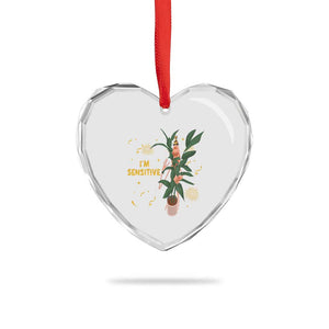 Funny Marcus The Worm New Year Heart Crystal Glass Ornament I Am Sensitive NYE Party Firework TS11 Print Your Wear