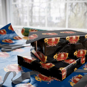 Funny Marcus The Worm Six Seven Lunar New Year Meme Wrapping Paper Roll TS12 Black Print Your Wear