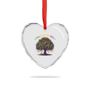 Funny Mardi Gras Bead Tree Carnival New Orleans Coconut Heart Crystal Glass Ornament TS11 Print Your Wear