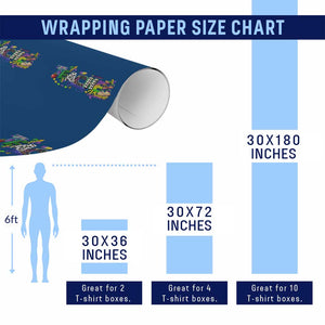 Funny Mardi Gras Teacher Krewe Wrapping Paper Roll Parade Carnival School Beads TS11 Print Your Wear