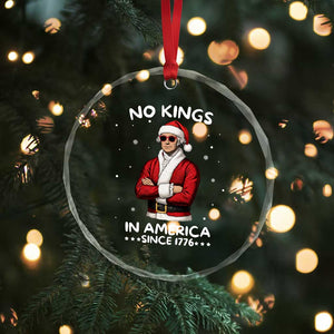 Funny Merry No Kings Since 1776 George Washington Crystal Glass Ornament Christmas Gift TS12 Print Your Wear