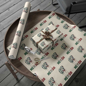 Funny Mexico Soccer 67 Meme Wrapping Paper Roll Chicano Soccer Lovers TS12 Beige Print Your Wear