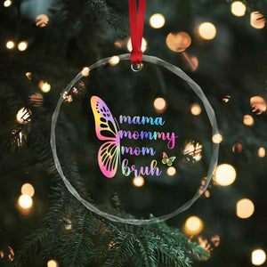 Funny Mom Saying Gift Crystal Glass Ornament Mama Mommy Mom Bruh TS12 Print Your Wear