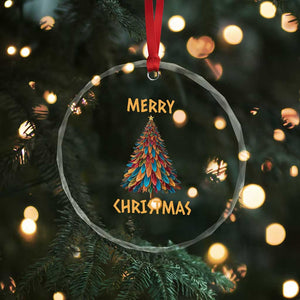 Funny Native American Eagle Feather Xmas Tree Crystal Glass Ornament TS11 Print Your Wear