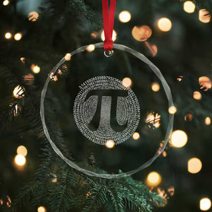 Funny Number Pi Crystal Glass Ornament Pi 3.14 Pi Number Symbol Math Science Gift TS02 Print Your Wear